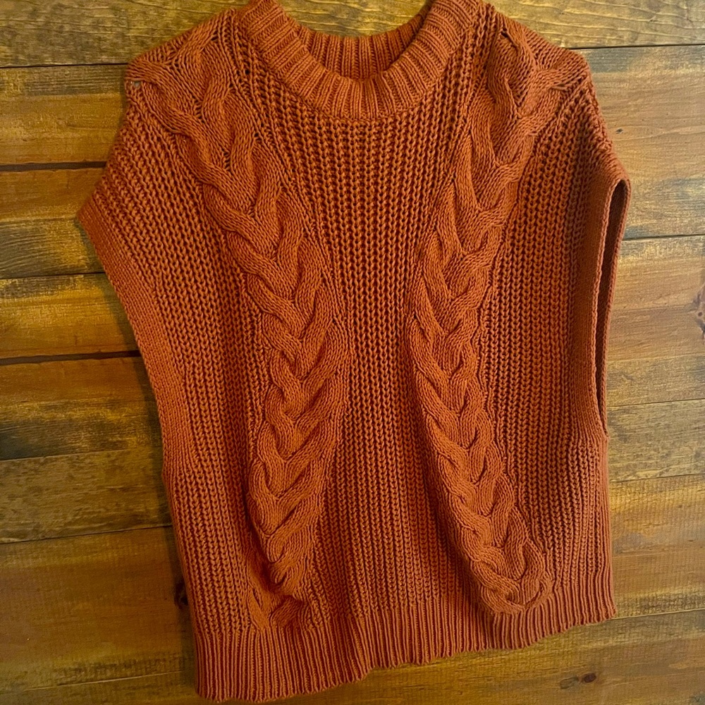Orange Sweater Vest